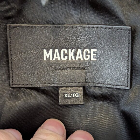 Mackage Xenia Cropped Leather Jacket (XL) - Picture 12 of 16